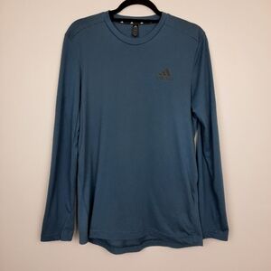 Adidas Men's Navy Blue Long Sleeve Shirt size Small